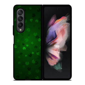 SAINT PATRICKS SHAMROCK LEAF Samsung Galaxy Z Fold 3 Case Cover SAINT PATRICKS SHAMROCK LEAF Samsung Galaxy Z Fold 3 Case Cover