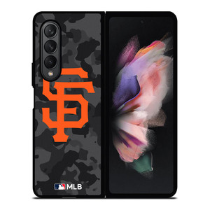 SAN FRANCISCO GIANTS BASEBALL BLACK CAMO Samsung Galaxy Z Fold 3 Case Cover SAN FRANCISCO GIANTS BASEBALL BLACK CAMO Samsung Galaxy Z Fold 3 Case Cover