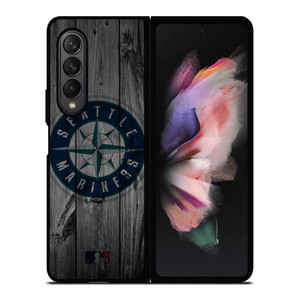 SEATTLE MARINERS BASEBALL MLB WOOD LOGO Samsung Galaxy Z Fold 3 Case Cover SEATTLE MARINERS BASEBALL MLB WOOD LOGO Samsung Galaxy Z Fold 3 Case Cover