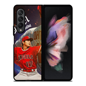 SHOHEI OHTANI LOS ANGELES ANGELS BASEBALL Samsung Galaxy Z Fold 3 Case Cover SHOHEI OHTANI LOS ANGELES ANGELS BASEBALL Samsung Galaxy Z Fold 3 Case Cover