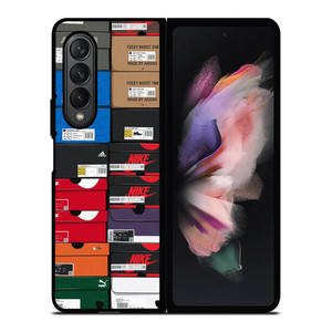 SNEAKERS BOX STACKED Samsung Galaxy Z Fold 3 Case Cover SNEAKERS BOX STACKED Samsung Galaxy Z Fold 3 Case Cover