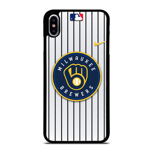 MILWAUKEE BREWERS MLB NIKE iPhone XS Max Case Cover MILWAUKEE BREWERS MLB NIKE iPhone XS Max Case Cover