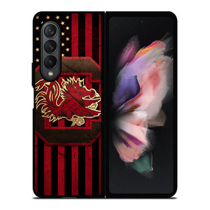 SOUTH CAROLINA GAMECOCKS FOOTBALL FLAG Samsung Galaxy Z Fold 3 Case Cover