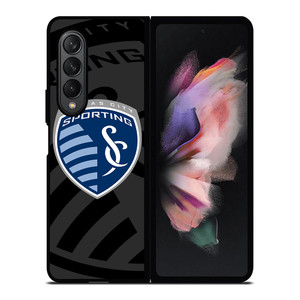 SPORTING KANSAS CITY MLS BLACK Samsung Galaxy Z Fold 3 Case Cover