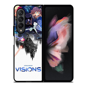 STAR WARS VISIONS CARTOON Samsung Galaxy Z Fold 3 Case Cover STAR WARS VISIONS CARTOON Samsung Galaxy Z Fold 3 Case Cover