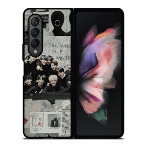 STRAY KIDS BOY BAND COLLAGE Samsung Galaxy Z Fold 3 Case Cover STRAY KIDS BOY BAND COLLAGE Samsung Galaxy Z Fold 3 Case Cover