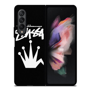 STUSSY PARIS BENT CROWN Samsung Galaxy Z Fold 3 Case Cover STUSSY PARIS BENT CROWN Samsung Galaxy Z Fold 3 Case Cover