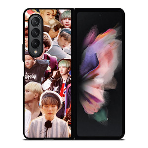 SUGA BTS BANGTAN BOYS COLLAGE Samsung Galaxy Z Fold 3 Case Cover SUGA BTS BANGTAN BOYS COLLAGE Samsung Galaxy Z Fold 3 Case Cover