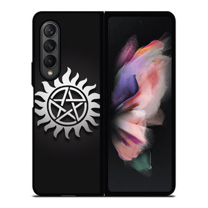 SUPERNATURAL METAL LOGO Samsung Galaxy Z Fold 3 Case Cover SUPERNATURAL METAL LOGO Samsung Galaxy Z Fold 3 Case Cover