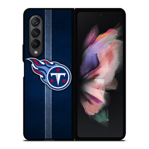 TENNESSEE TITANS NFL METAL STRIPE Samsung Galaxy Z Fold 3 Case Cover TENNESSEE TITANS NFL METAL STRIPE Samsung Galaxy Z Fold 3 Case Cover