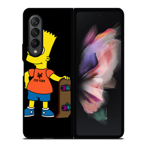 THE SIMPSONS ZOO YORK SKATEBOARD 2 Samsung Galaxy Z Fold 3 Case Cover THE SIMPSONS ZOO YORK SKATEBOARD 2 Samsung Galaxy Z Fold 3 Case Cover