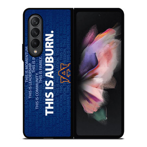THIS IS AUBURN TIGERS FOOTBALL Samsung Galaxy Z Fold 3 Case Cover THIS IS AUBURN TIGERS FOOTBALL Samsung Galaxy Z Fold 3 Case Cover