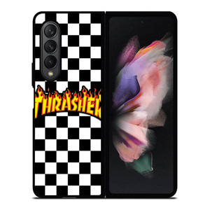THRASHER SKATEBOARD CHECKERBOARD Samsung Galaxy Z Fold 3 Case Cover THRASHER SKATEBOARD CHECKERBOARD Samsung Galaxy Z Fold 3 Case Cover