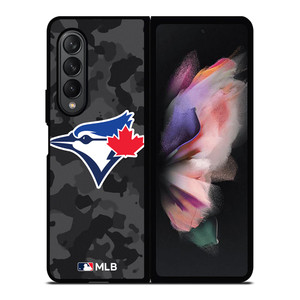 TORONTO BLUE JAYS BASEBALL BLACK CAMO Samsung Galaxy Z Fold 3 Case Cover