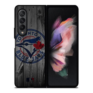 TORONTO BLUE JAYS BASEBALL MLB WOOD LOGO Samsung Galaxy Z Fold 3 Case Cover TORONTO BLUE JAYS BASEBALL MLB WOOD LOGO Samsung Galaxy Z Fold 3 Case Cover