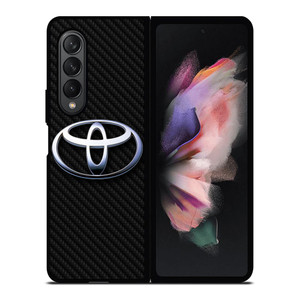 TOYOTA MOTOR CARBON FIBER Samsung Galaxy Z Fold 3 Case Cover TOYOTA MOTOR CARBON FIBER Samsung Galaxy Z Fold 3 Case Cover