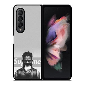 TRAVIS SCOTT SUPREME BLACK WHITE Samsung Galaxy Z Fold 3 Case Cover