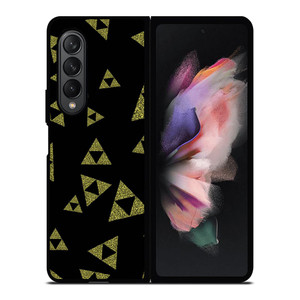 TRIFORCE ZELDA ABSTRACT Samsung Galaxy Z Fold 3 Case Cover TRIFORCE ZELDA ABSTRACT Samsung Galaxy Z Fold 3 Case Cover