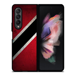 TRINIDAD AND TOBAGO TEXTURED FLAG Samsung Galaxy Z Fold 3 Case Cover TRINIDAD AND TOBAGO TEXTURED FLAG Samsung Galaxy Z Fold 3 Case Cover