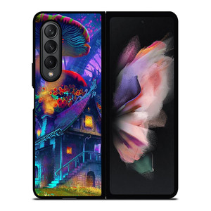 TRIPPY MUSHROOM PSYCHEDELIC Samsung Galaxy Z Fold 3 Case Cover TRIPPY MUSHROOM PSYCHEDELIC Samsung Galaxy Z Fold 3 Case Cover