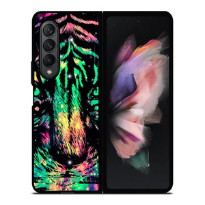 TRIPPY TIGER ART 2 Samsung Galaxy Z Fold 3 Case Cover TRIPPY TIGER ART 2 Samsung Galaxy Z Fold 3 Case Cover