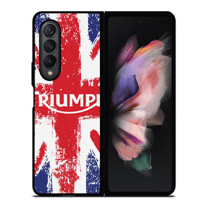TRIUMPH MOTORCYCLES UNION JACK Samsung Galaxy Z Fold 3 Case Cover TRIUMPH MOTORCYCLES UNION JACK Samsung Galaxy Z Fold 3 Case Cover