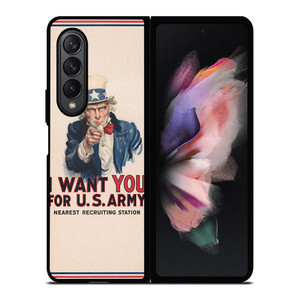UNCLE SAM UNITED STATES ARMY Samsung Galaxy Z Fold 3 Case Cover