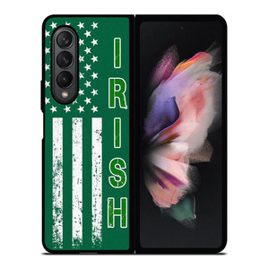 USA FLAG IRISH IRELAND Samsung Galaxy Z Fold 3 Case Cover