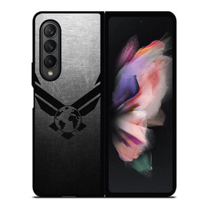 USAF UNITED STATES AIR FORCES LOGO METAL Samsung Galaxy Z Fold 3 Case Cover USAF UNITED STATES AIR FORCES LOGO METAL Samsung Galaxy Z Fold 3 Case Cover
