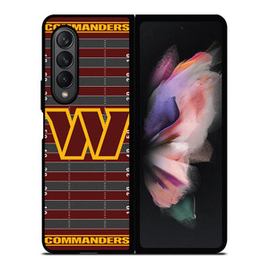 WASHINGTON COMMANDERS FOOTBALL FIELD Samsung Galaxy Z Fold 3 Case Cover