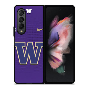 WASHINGTON HUSKIES FOOTBALL NCAA Samsung Galaxy Z Fold 3 Case Cover WASHINGTON HUSKIES FOOTBALL NCAA Samsung Galaxy Z Fold 3 Case Cover