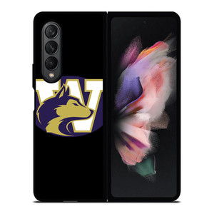 WASHINGTON HUSKIES FOOTBALL SYMBOL Samsung Galaxy Z Fold 3 Case Cover WASHINGTON HUSKIES FOOTBALL SYMBOL Samsung Galaxy Z Fold 3 Case Cover