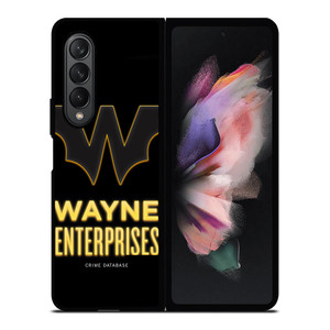 WAYNE ENTERPRISES BATMAN LOGO Samsung Galaxy Z Fold 3 Case Cover WAYNE ENTERPRISES BATMAN LOGO Samsung Galaxy Z Fold 3 Case Cover