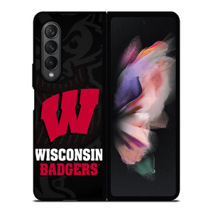 WISCONSIN BADGERS UNIVERSITY FOOTBALL Samsung Galaxy Z Fold 3 Case Cover