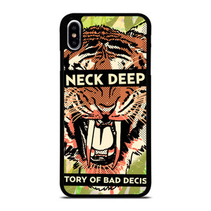 NECK DEEP A HISTORY OF A BAD DECISIONS iPhone XS Max Case Cover NECK DEEP A HISTORY OF A BAD DECISIONS iPhone XS Max Case Cover