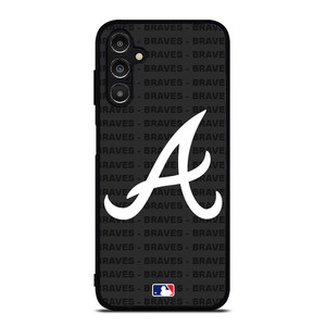 ATLANTA BRAVES BASEBALL BLACK Samsung Galaxy A14 Case Cover ATLANTA BRAVES BASEBALL BLACK Samsung Galaxy A14 Case Cover
