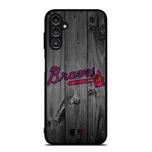 ATLANTA BRAVES BASEBALL MLB WOOD LOGO Samsung Galaxy A14 Case Cover ATLANTA BRAVES BASEBALL MLB WOOD LOGO Samsung Galaxy A14 Case Cover