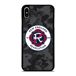 NEW ENGLAND REVOLUTION MLS BLACK CAMO iPhone XS Max Case Cover NEW ENGLAND REVOLUTION MLS BLACK CAMO iPhone XS Max Case Cover