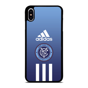 NEW YORK CITY FC ADIDAS STRIPES iPhone XS Max Case Cover NEW YORK CITY FC ADIDAS STRIPES iPhone XS Max Case Cover