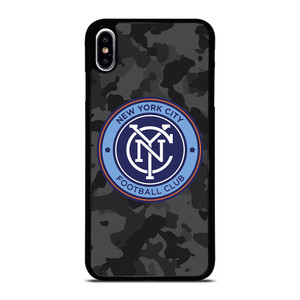 NEW YORK CITY FC MLS BLACK CAMO iPhone XS Max Case Cover NEW YORK CITY FC MLS BLACK CAMO iPhone XS Max Case Cover