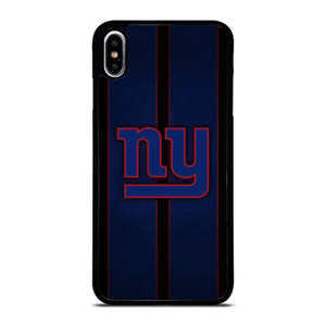 NEW YORK GIANTS NFL METAL STRIPE iPhone XS Max Case Cover NEW YORK GIANTS NFL METAL STRIPE iPhone XS Max Case Cover