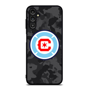 CHICAGO FIRE MLS BLACK CAMO Samsung Galaxy A14 Case Cover CHICAGO FIRE MLS BLACK CAMO Samsung Galaxy A14 Case Cover