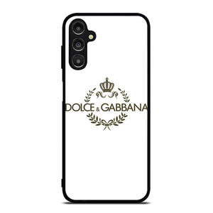 DOLCE AND GABBANA WHITE LOGO Samsung Galaxy A14 Case Cover