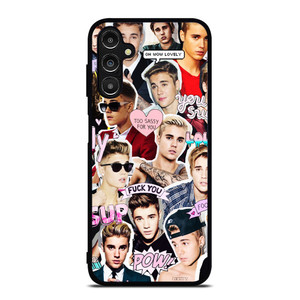 JUSTIN BIEBER COLLAGE Samsung Galaxy A14 Case Cover JUSTIN BIEBER COLLAGE Samsung Galaxy A14 Case Cover