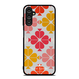 KATE SPADE JACQUARD PINK YELLOW Samsung Galaxy A14 Case Cover KATE SPADE JACQUARD PINK YELLOW Samsung Galaxy A14 Case Cover