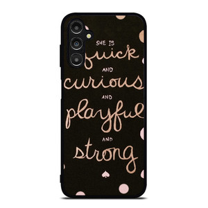 KATE SPADE NEW YORK QUOTES POLKADOT Samsung Galaxy A14 Case Cover