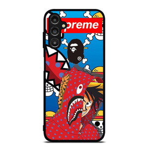 LUFFY ONE PIECE SUPREME BAPE Samsung Galaxy A14 Case Cover