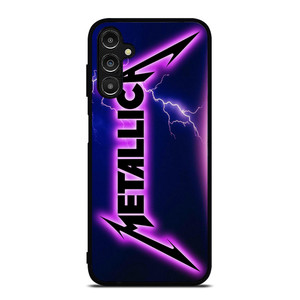 METALLICA ROCK BAND VIOLET LIGHTNING Samsung Galaxy A14 Case Cover