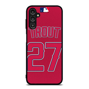 MIKE TROUT LOS ANGELES ANGELS MLB Samsung Galaxy A14 Case Cover