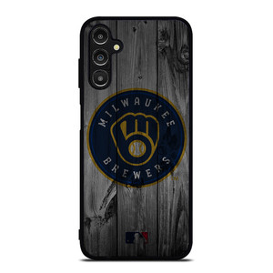 MILWAUKEE BREWERS BASEBALL MLB WOOD LOGO Samsung Galaxy A14 Case Cover
